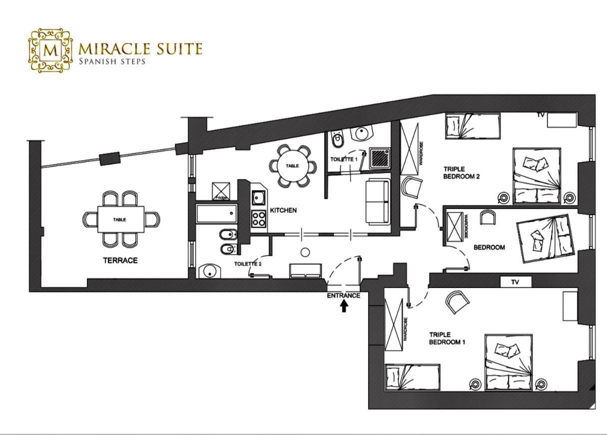 Spanish Steps Miracle Suite روما المظهر الخارجي الصورة